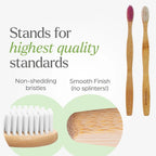 Wall Mounted Toothbrush Holder Set – Hygienic Bamboo Brushes