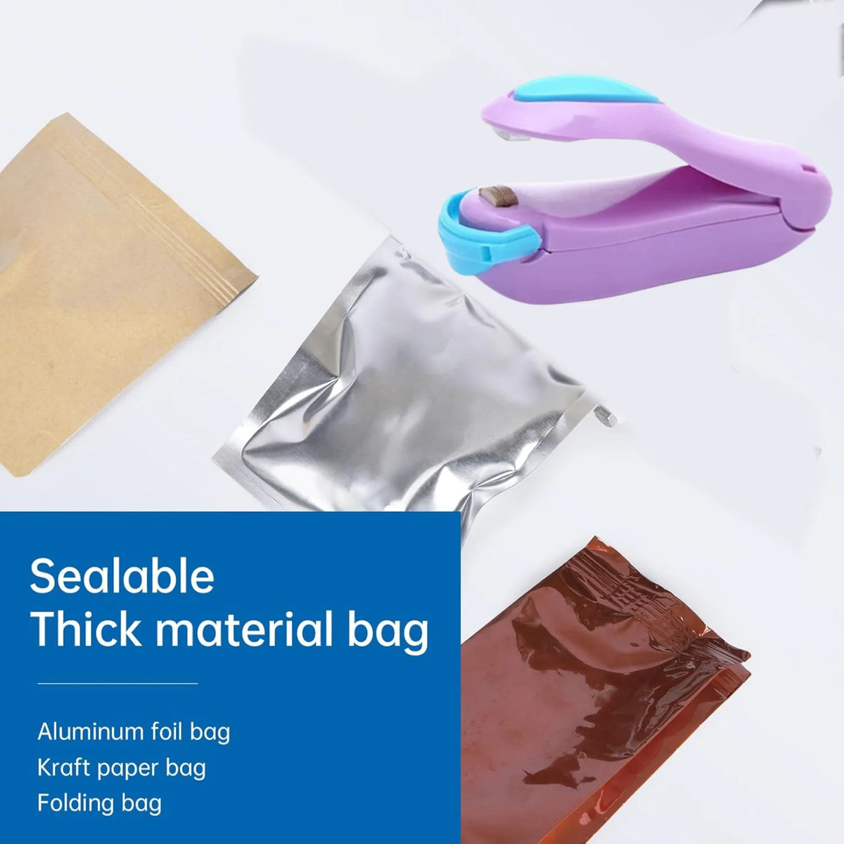 Mini Heat Sealer – Portable Snack & Food Bag Sealing Machine