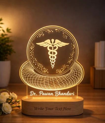 Personalized Name LED Lamp – 3D Acrylic Night Lamp with Your Name