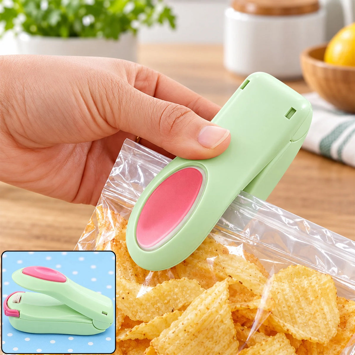 Mini Heat Sealer – Portable Snack & Food Bag Sealing Machine