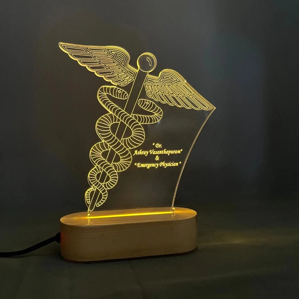 Personalized Name LED Lamp – 3D Acrylic Night Lamp with Your Name