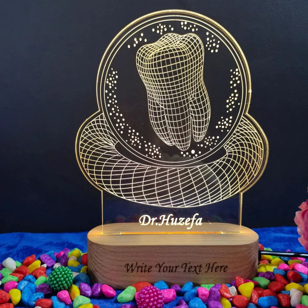 Personalized Name LED Lamp – 3D Acrylic Night Lamp with Your Name