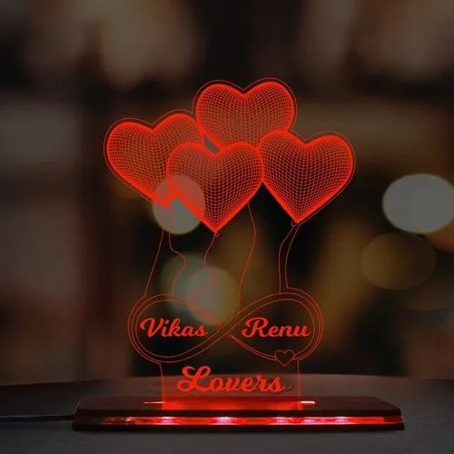 Personalized Name LED Lamp – 3D Acrylic Night Lamp with Your Name