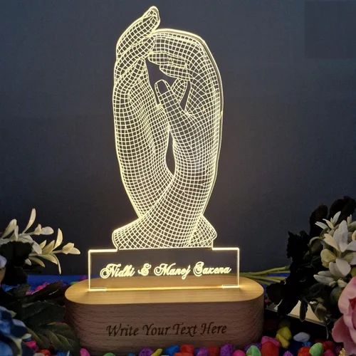 Personalized Name LED Lamp – 3D Acrylic Night Lamp with Your Name